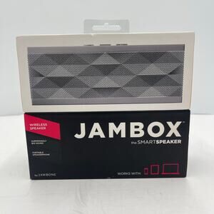 Jambox SMARTSPEAKER by Jawbone Gray Wireless Speaker, Charger and Case